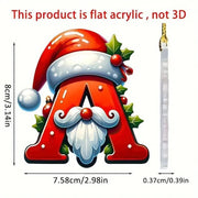 Christmas Acrylic Letter Pendant 2024 Merry Cristmas Decoration for Home Xmas Tree Hanging Ornaments Navidad Natal New Year 2025