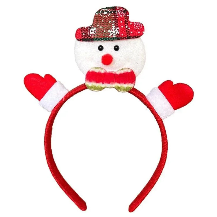 Christmas Headband Kids Adult Santa Claus Elk Xmax Hair Accessories Party Photo Props Christmas Decoration New Year Gifts