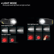 2025New Induction LED Headlamp  Ear Hook Lightweight Waterproof Hands-Free Flashlight for Fishing Cycling Running Camping Hiking