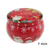 Christmas Candy Box Chocolate Sweets Aromatherapy Candle Jars DIY Ornaments Childrens Christmas Gifts 2025 New Year Decoration