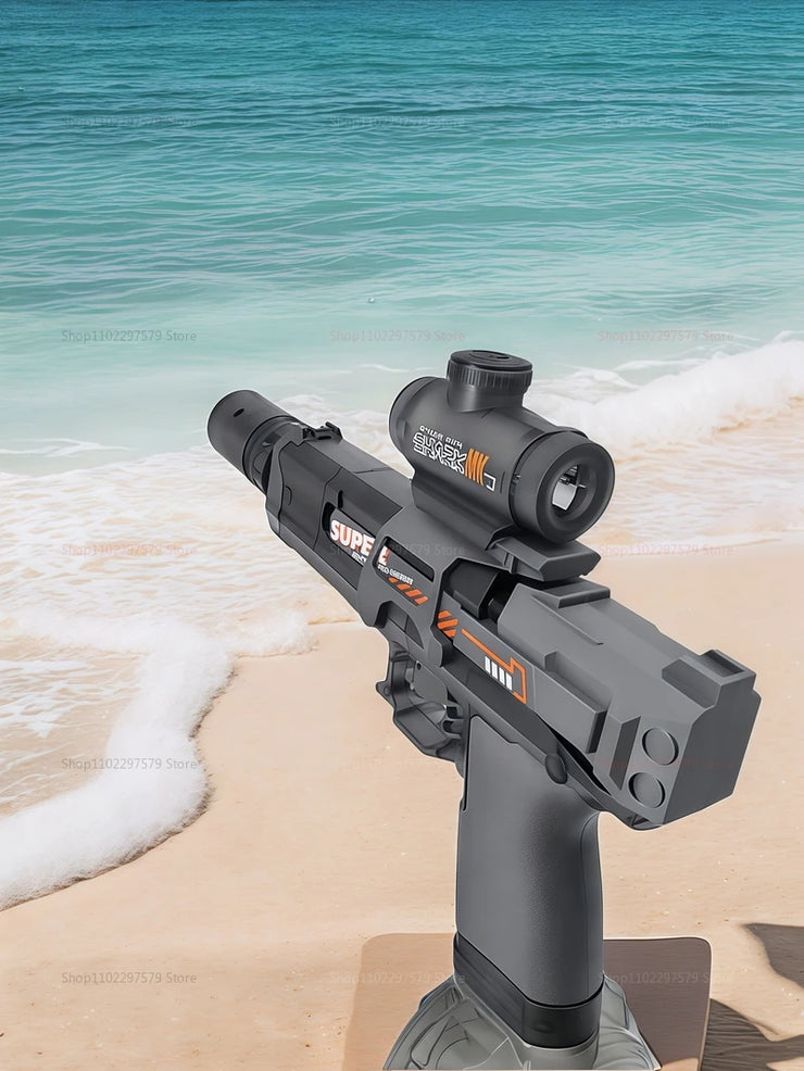 2025 Led Light Emitting Electric Water Gun Toys Children Automatic Sensor Lights Outdoor Toy Kids Adults Summer Water Fight Play