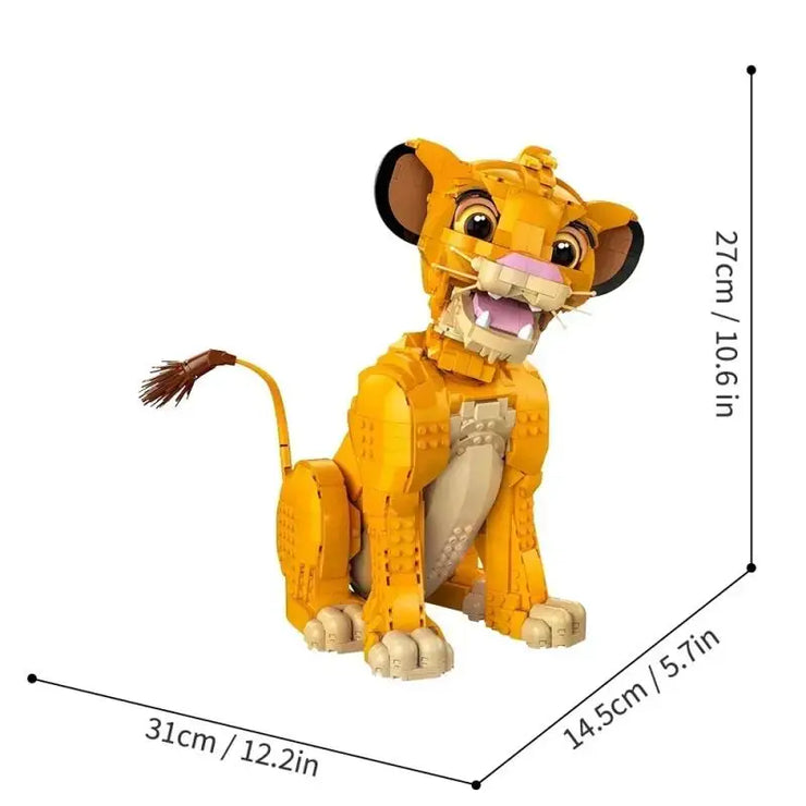 2025 Christmas Promotion The Lion King Simba 43247 43243 Decoration Building Block Series Adult kids Boys and Girls Toys gifts