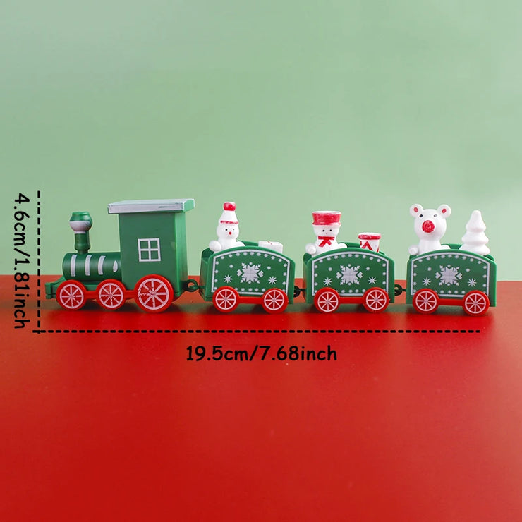 Christmas Train Cake Ornament 2025 New Year Day Gift Xmas Cake Decoration Navidad Party Cake Decor Christmas Decorations 2024