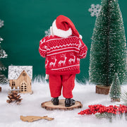 Christmas Tree Decor KitchenMrs Claus Figurines Home Decoration Christmas Holiday Collection 28CM Standing Grandma Santa Claus