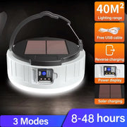 Trending Products 2025 New Arrivals Solar Camping Lights String Smart LED Night Light Outdoor Waterproof IP65 Lighting Fixture