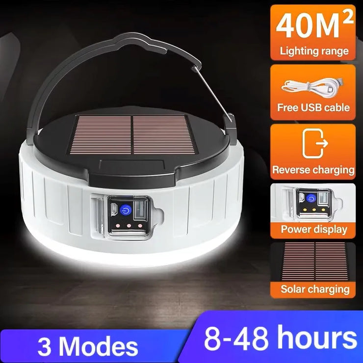 Trending Products 2025 New Arrivals Solar Camping Lights String Smart LED Night Light Outdoor Waterproof IP65 Lighting Fixture