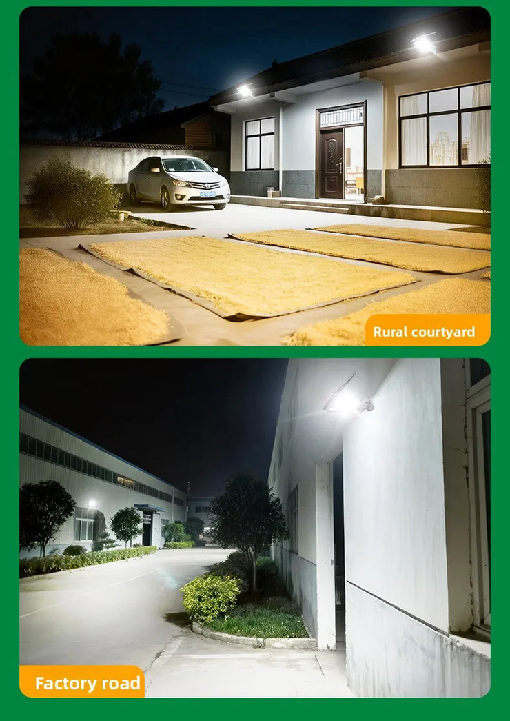 2025 1200LM High Power Solar Led Light Outdoor Powerful Outdoor Motion Sensor Solar Lamp Waterproof Garden Wall Yard Street Lamp