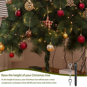 Christmas Tree Height Extender Multipurpose Metal Artificial Tree Riser Wear-Resistant Artificial Tree Riser for 0.5-1.25 Inch