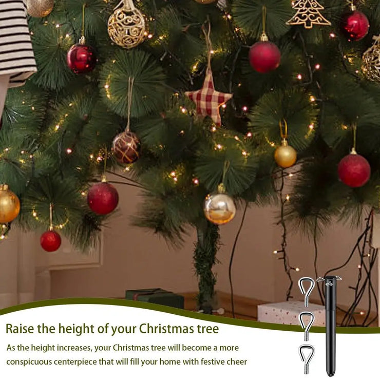 Christmas Tree Height Extender Multipurpose Metal Artificial Tree Riser Wear-Resistant Artificial Tree Riser for 0.5-1.25 Inch