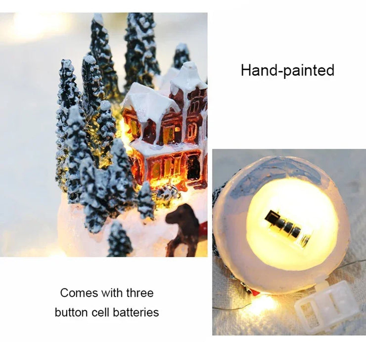 Christmas Decorations LED Night Lights Luminous Landscape House Children&
