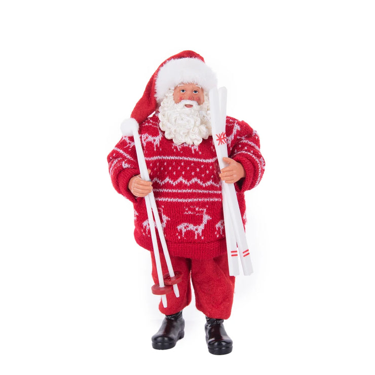 Christmas Tree Decor KitchenMrs Claus Figurines Home Decoration Christmas Holiday Collection 28CM Standing Grandma Santa Claus