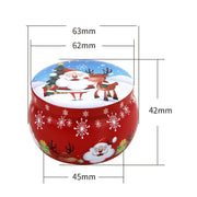 Christmas Candy Box Chocolate Sweets Aromatherapy Candle Jars DIY Ornaments Childrens Christmas Gifts 2025 New Year Decoration