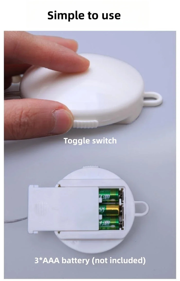 Merry Christmas LED Fairy Lights Santa Claus Elk Living Doors Windows Decoration New Year Gift 2025 Christmas Tree Hanging Light