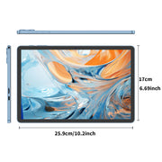 2025 Relndoo 11 Inch Android 15 Tablet , 24GB(4+20 Expanded) RAM+128GB ROM, IPS HD Screen, 5G WiFi, T615 Processor, GPS, Type C