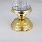 Christmas LED Candle Light Decorative Craft Night Lights Swirling Glitter Colorful Fantasy Crystal Night Lights Xmas Party Home