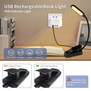 2025 New book reading light LED book light for bed reading - reading at night without harming the eyes