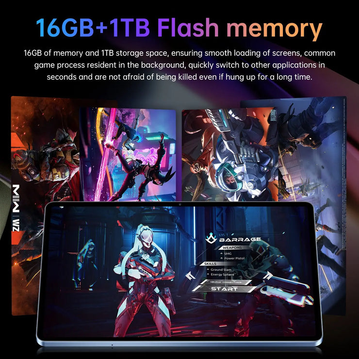 2025NEW Tablet Pad 6 Pro Global Version Original Android 14 11Inch16GB+1TB 5G Dual SIM Smart Tablets pc with keyboard WiFi